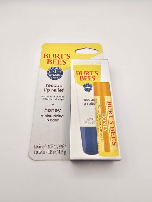 Burt's Bees Rescue Squeeze + Honey Bundle Lip Balm - 2ct