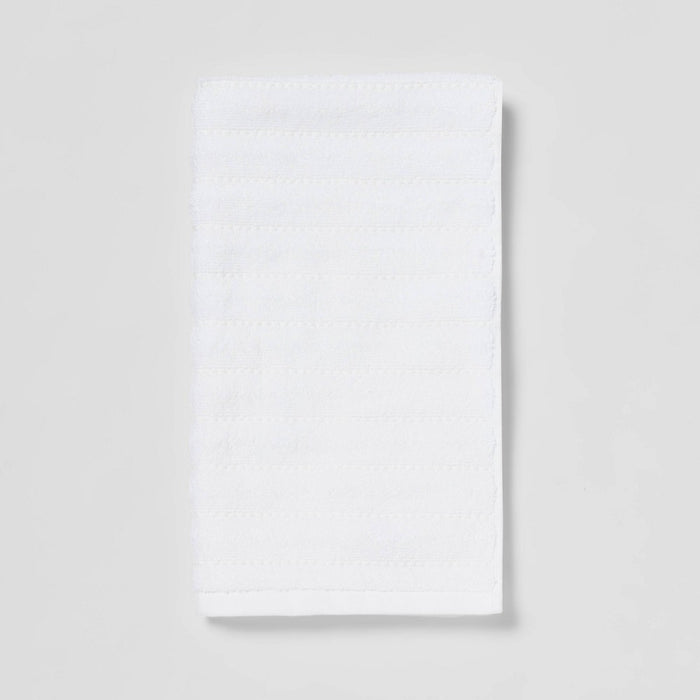 Performance Plus Hand Towel White Striped - Threshold