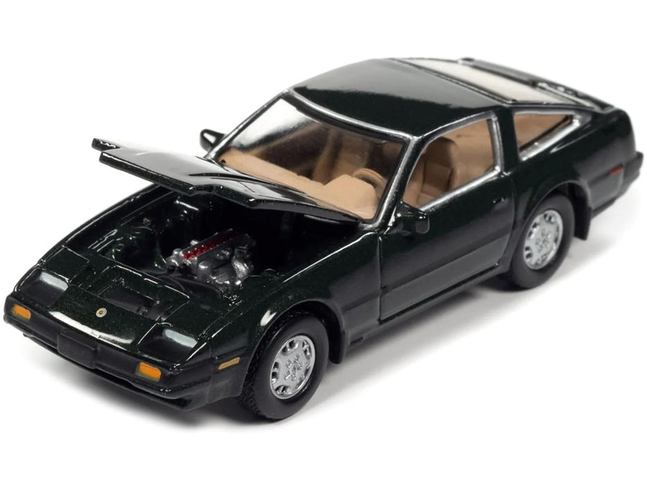 JOHNNY LIGHT 1:64 DIE CAST ASST 1984 Nissan 300 ZX Dark Green Metallic