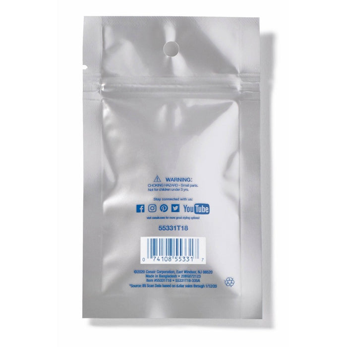 Conair Invisible Black Edge Hairnet - 3ct