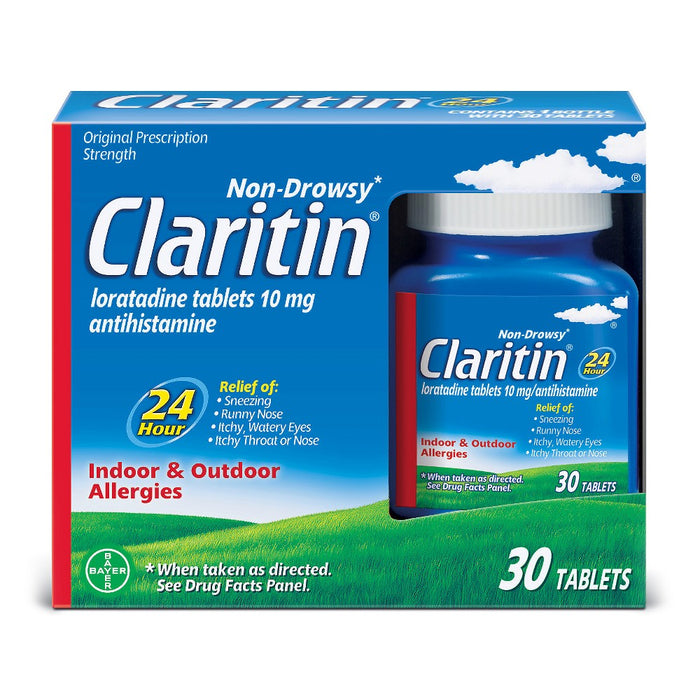 Claritin Allergy Relief 24 Hour Non-Drowsy Loratadine Tablets 30ct - EXP 10/2025