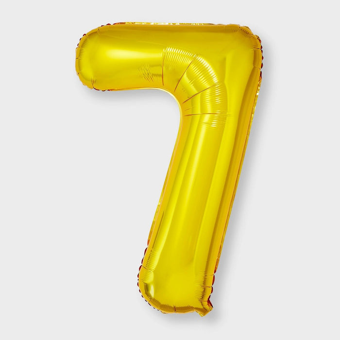 34" Number 7 Foil Balloon - Spritz