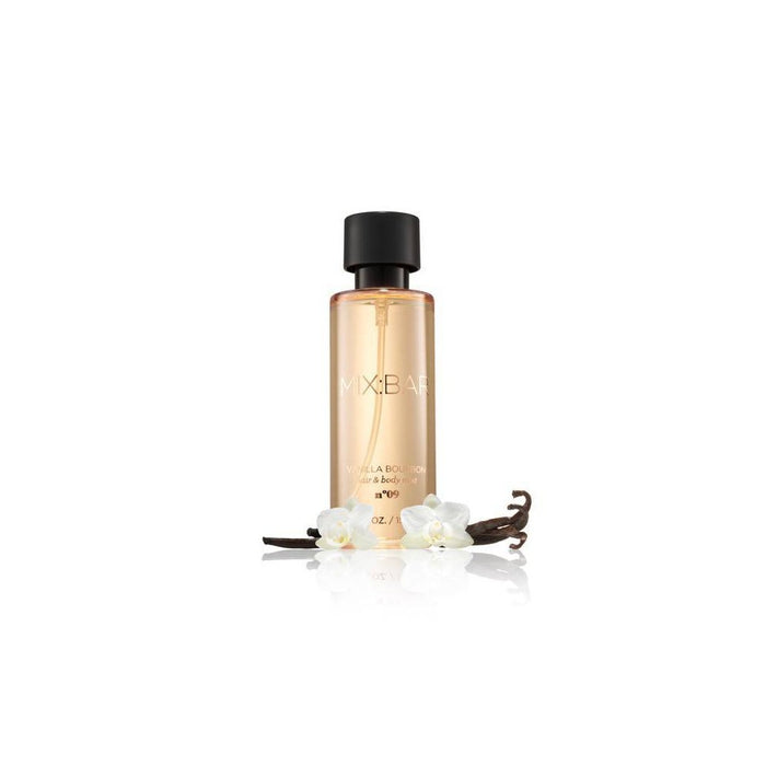 MIX:BAR Vanilla Bourbon Hair & Body Mist - Clean, Vegan Body Spray Fragrance & Hair Perfume for Women - 5 fl oz