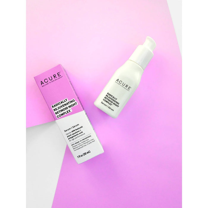 Acure Radically Rejuvenating Retinoid Night Complex Face Treatment - 1 fl oz