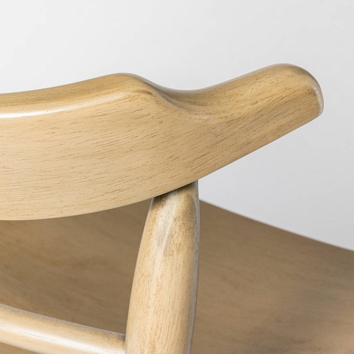 Kaysville Curved Back Wooden Counter Height Barstool Gray Wash - Threshold designed with Studio McGee (LOCAL PICKUP ONLY)