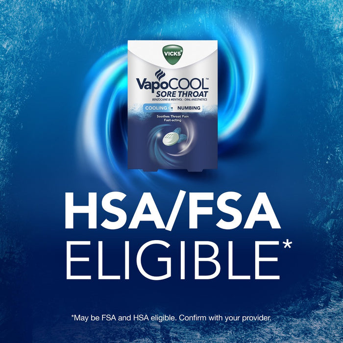 Vicks VapoCOOL Sore Throat Lozenges - 16ct