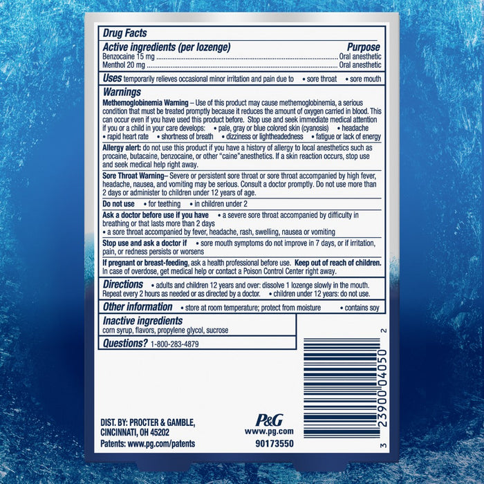 Vicks VapoCOOL Sore Throat Lozenges - 16ct