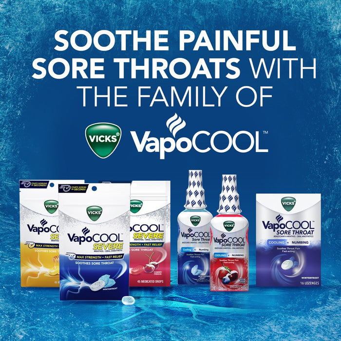 Vicks VapoCOOL Sore Throat Lozenges - 16ct