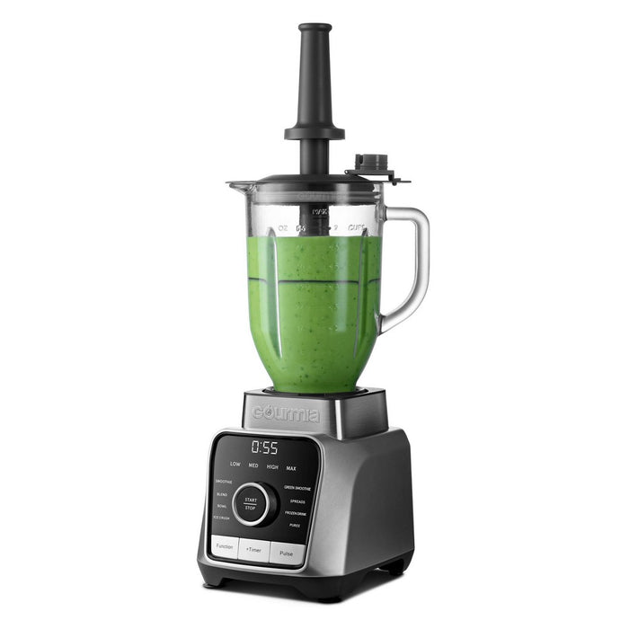 Gourmia Digital Blender with 8 Total Blend Programs, 4 Speeds & Round-Plated Tamper Gray (LOCAL PICKUP ONLY)