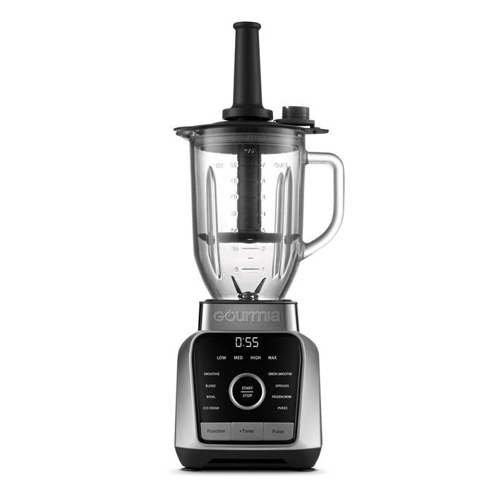 Gourmia Digital Blender with 8 Total Blend Programs, 4 Speeds & Round-Plated Tamper Gray (LOCAL PICKUP ONLY)