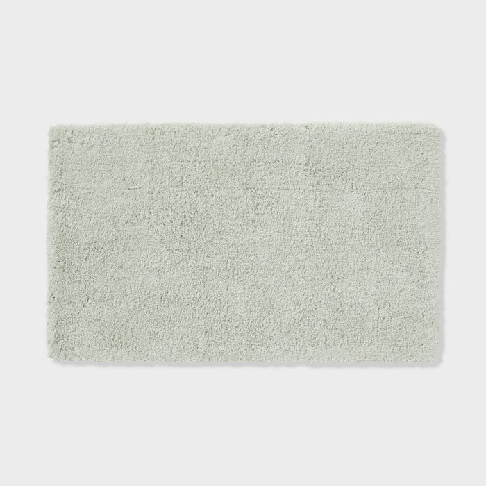24"x40" Spa Plush Bath Rug Light Mint - Threshold