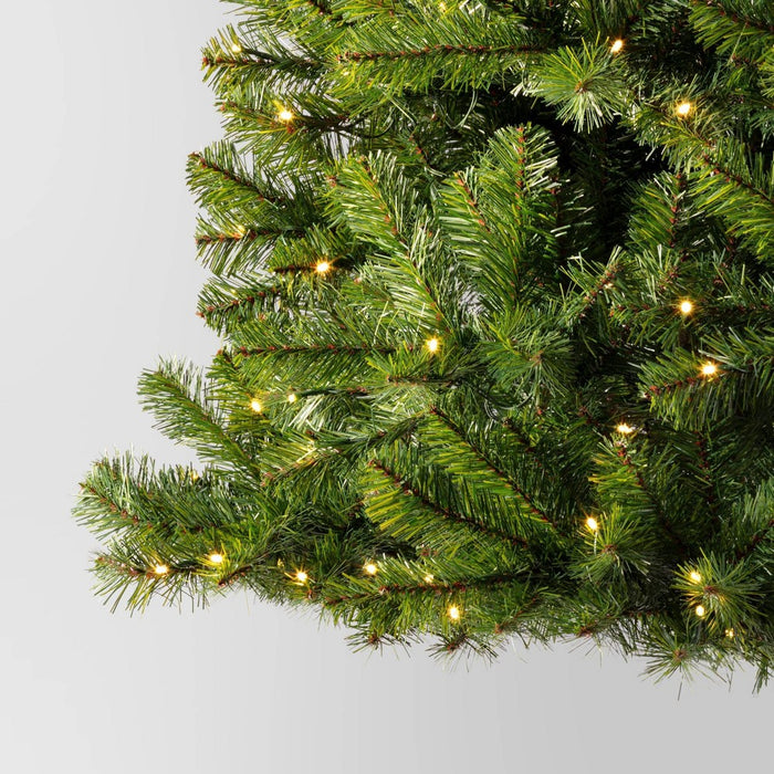 7.5' Pre-lit LED Alberta Spruce Artificial Christmas Tree Warm White Lights - Wondershop (LOCAL PICKUP ONLY)