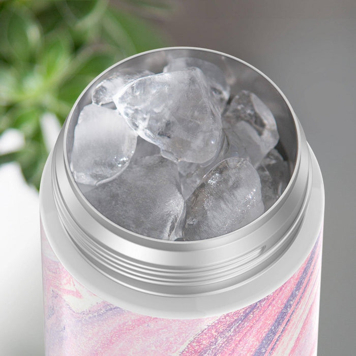 Thermos 16oz FUNtainer Water Bottle with Bail Handle - Pink Marble