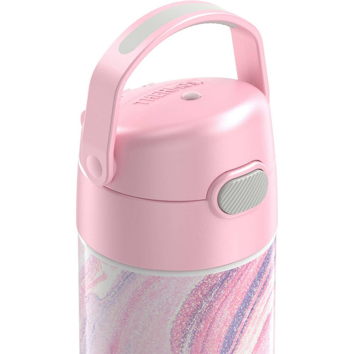 Thermos 16oz FUNtainer Water Bottle with Bail Handle - Pink Marble
