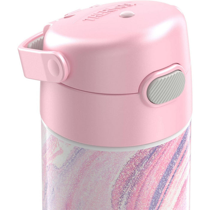 Thermos 16oz FUNtainer Water Bottle with Bail Handle - Pink Marble