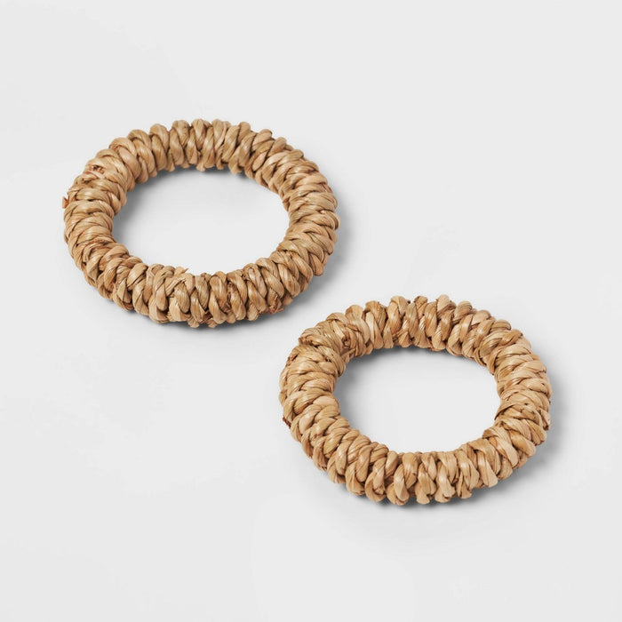 2pk Woven Napkin Rings - Threshold