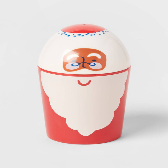 10oz Plastic Santa Snack Cup - Wondershop