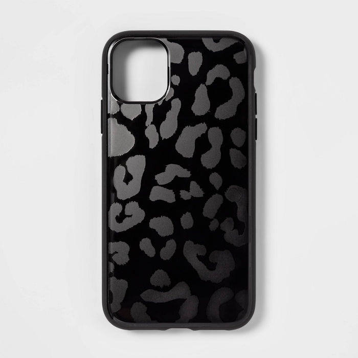 Apple iPhone 11/XR Case - heyday Black Leopard Print