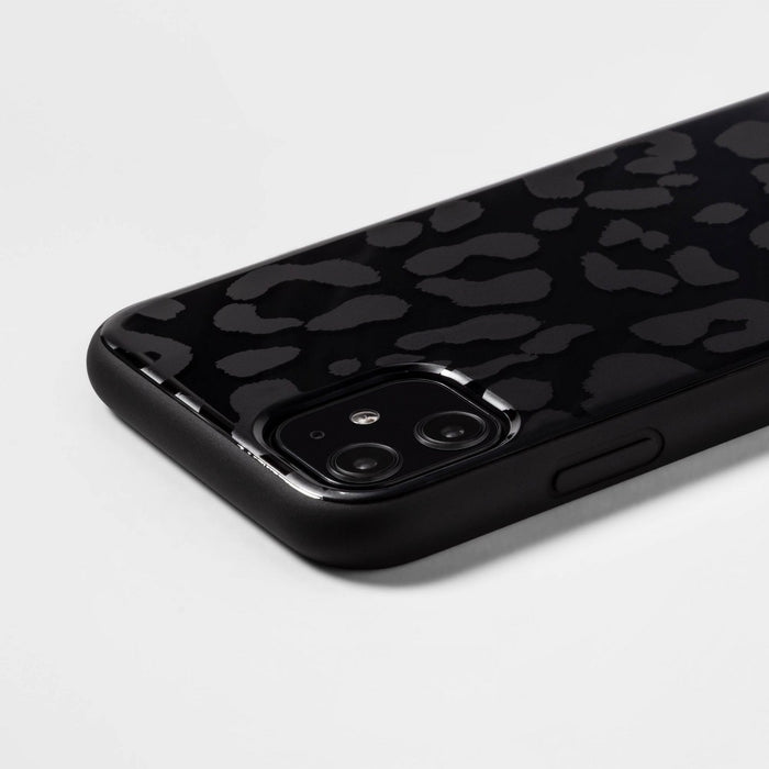 Apple iPhone 11/XR Case - heyday Black Leopard Print