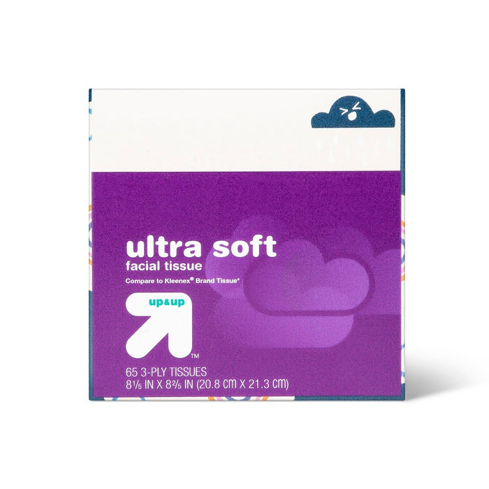Back-to-School Ultra Soft Facial Tissue - Weather - 65ct - up & up