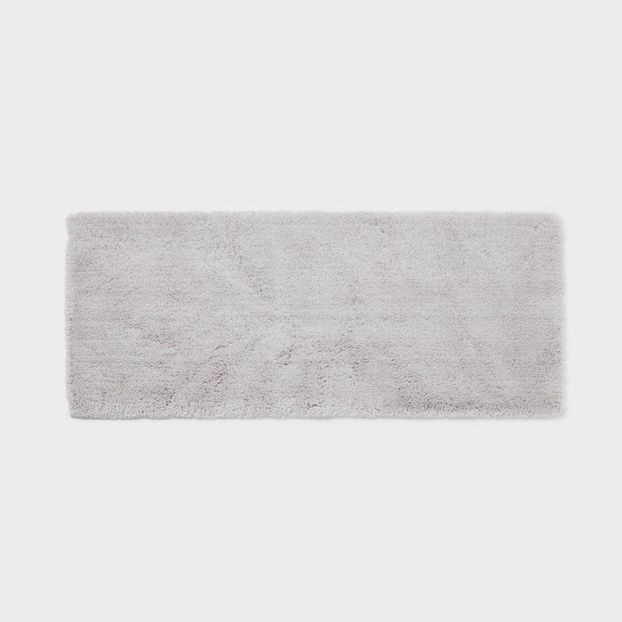 22"x60" Spa Plush Bath Rug Light Gray - Threshold
