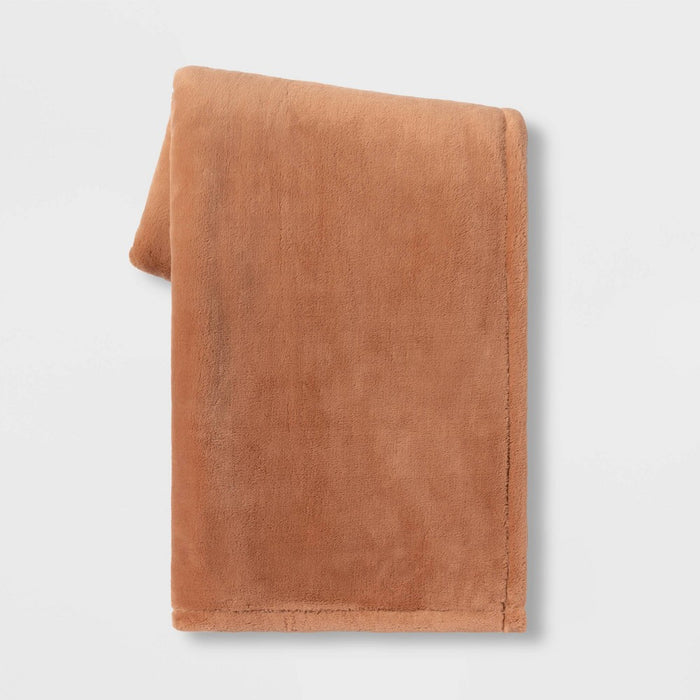 Oversized Primalush Throw Blanket Clay - Threshold