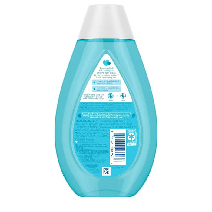 Johnson's Kids Clean & Fresh Shampoo & Body Wash for Sensitive Skin - 13.6 fl oz