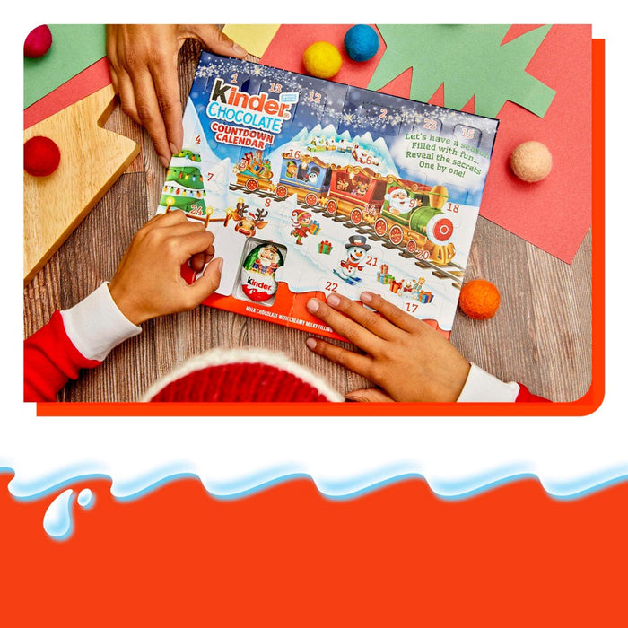Kinder Holiday Milk Chocolate Countdown Calendar - 4.4oz