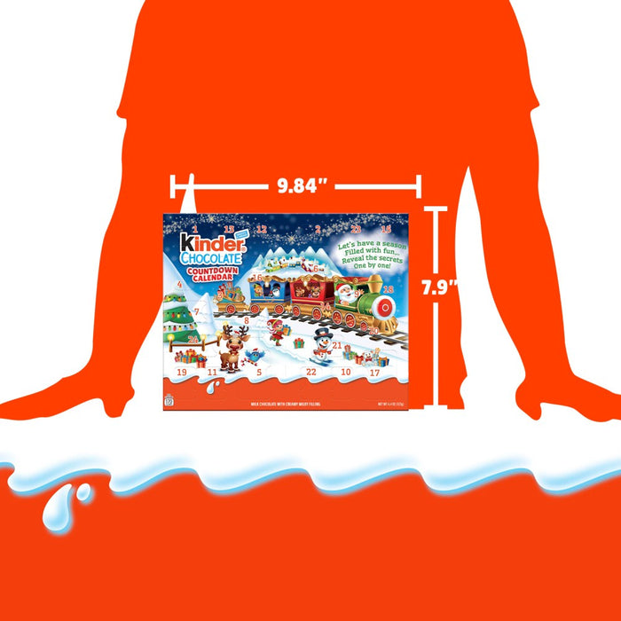 Kinder Holiday Milk Chocolate Countdown Calendar - 4.4oz