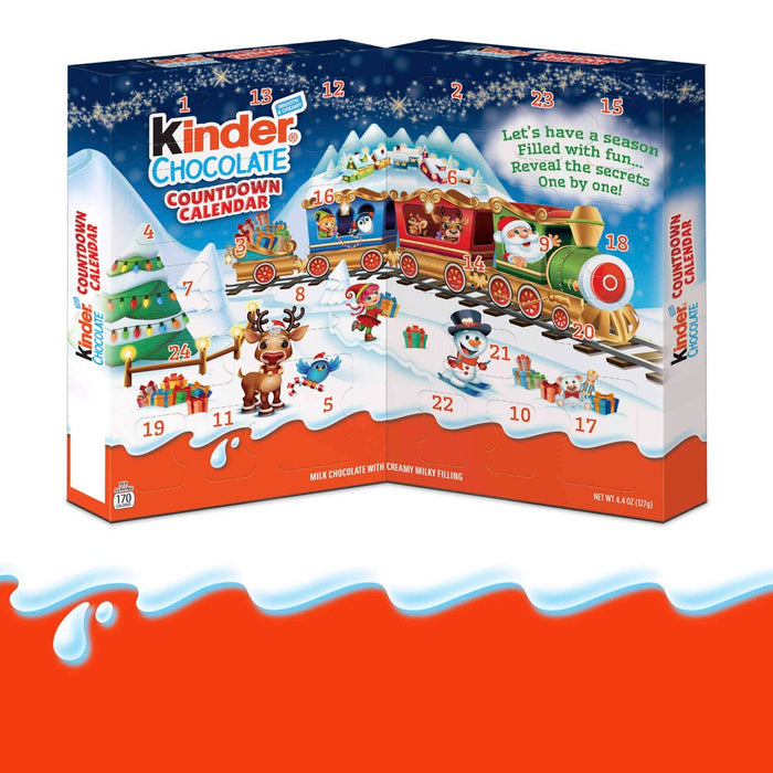 Kinder Holiday Milk Chocolate Countdown Calendar - 4.4oz