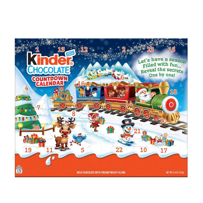 Kinder Holiday Milk Chocolate Countdown Calendar - 4.4oz