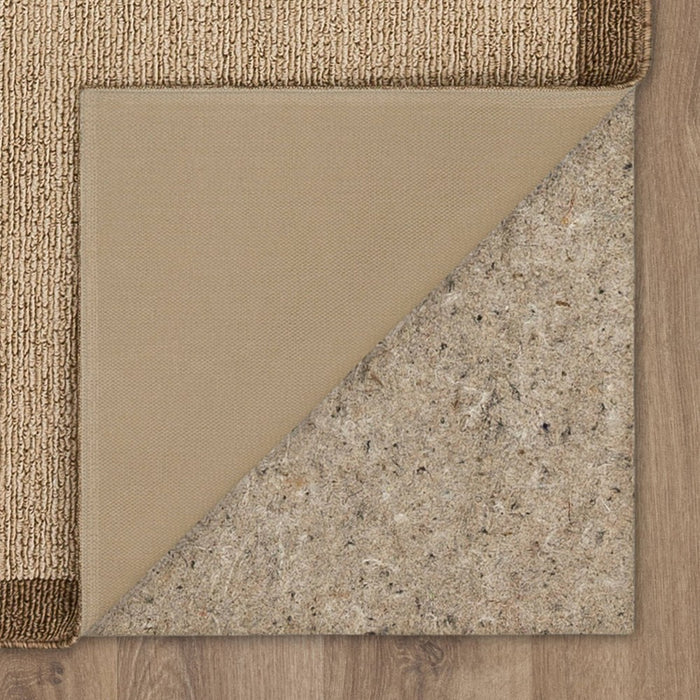2'6"x3'10" Madison Border Washable Accent Rug Tan - Threshold