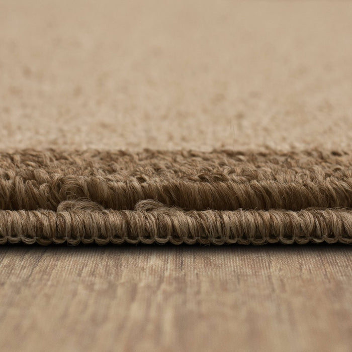 2'6"x3'10" Madison Border Washable Accent Rug Tan - Threshold