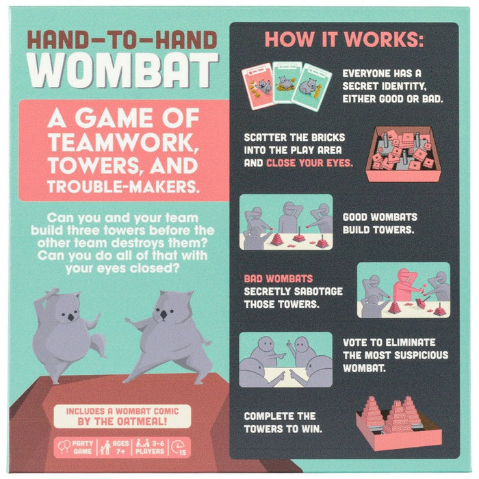 Hand-to-Hand Wombat Game by Exploding Kittens