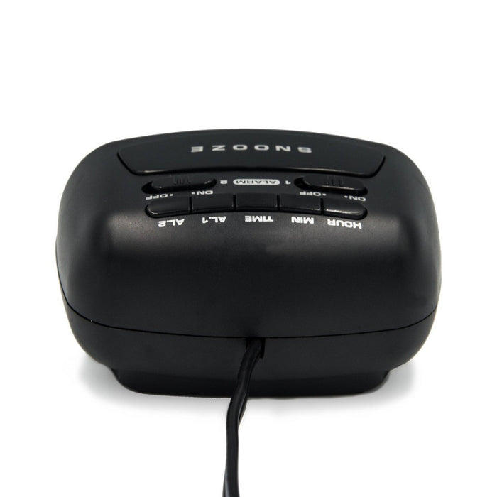 Dual Alarm Clock Black - Westclox