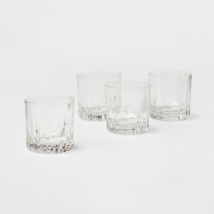 4pk Old Fashion Kristallino Drinkware Set - Threshold