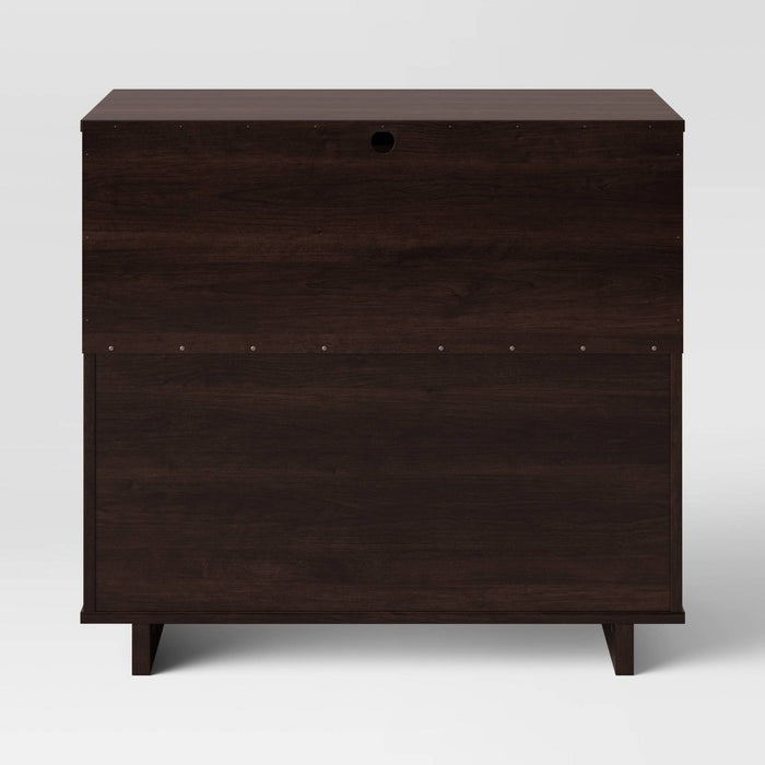 Modern 3 Drawer Dresser Espresso - Room Essentials (LOCAL PICKUP ONLY)