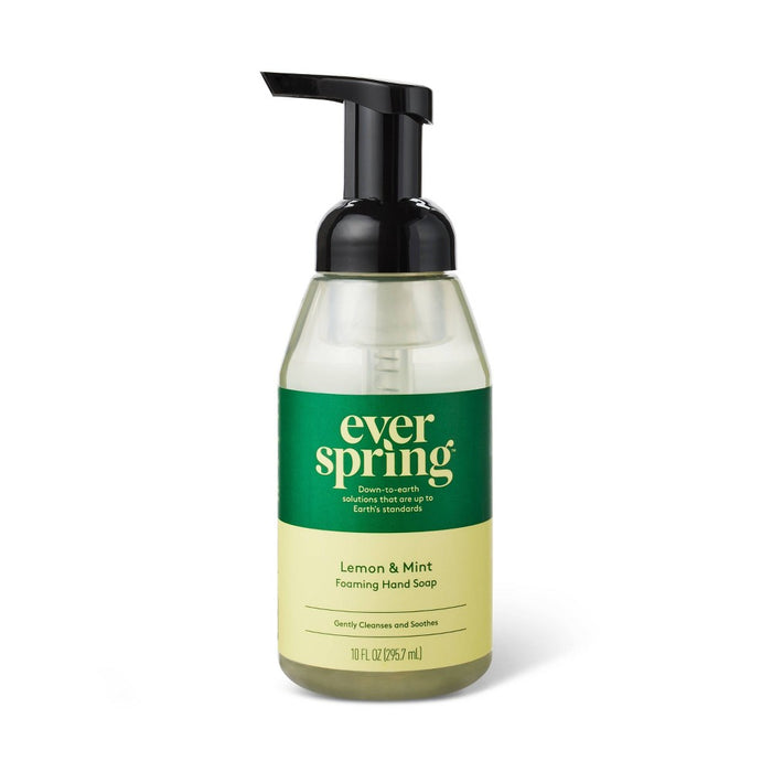 Lemon & Mint Foaming Hand Soap - 10 fl oz - Everspring