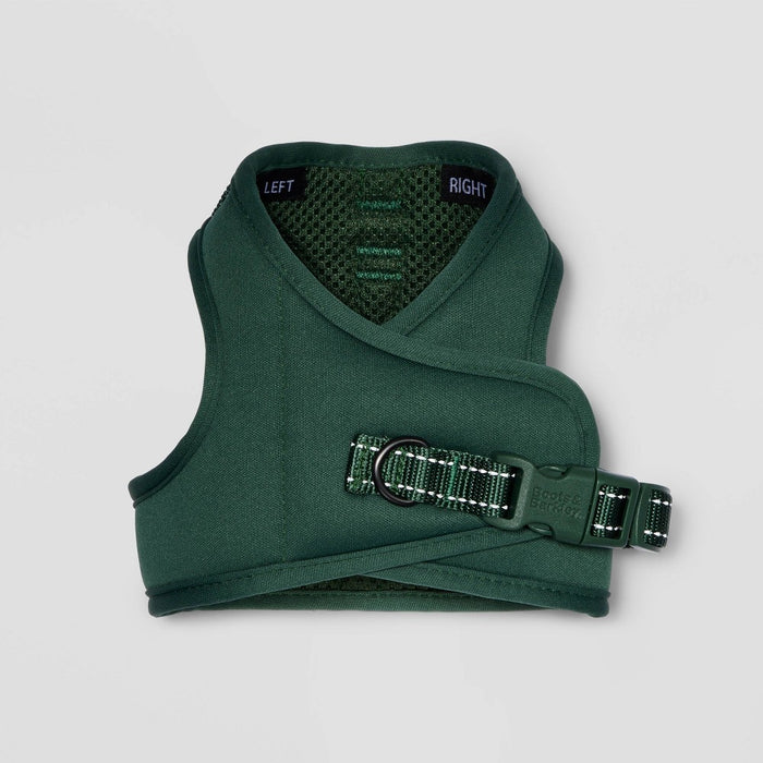 Reflective + Comfort Dog Harness - Green - XS - Boots & Barkley