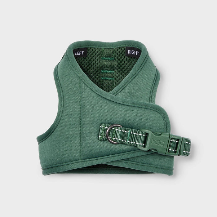 Reflective + Comfort Dog Harness - Green - XS - Boots & Barkley
