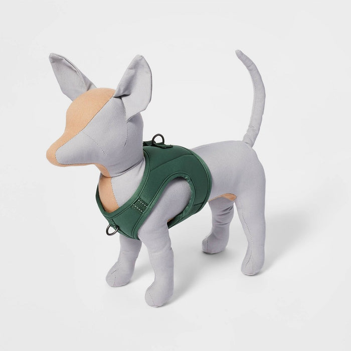 Reflective + Comfort Dog Harness - Green - XS - Boots & Barkley