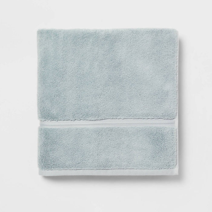 Spa Plush Bath Towel Light Blue - Threshold