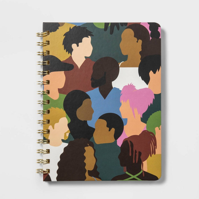 120 College Ruled Diversity Spiral Journal - Room Essentials