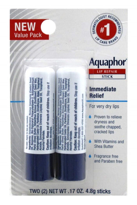 Aquaphor Lip Repair Stick - 2pk