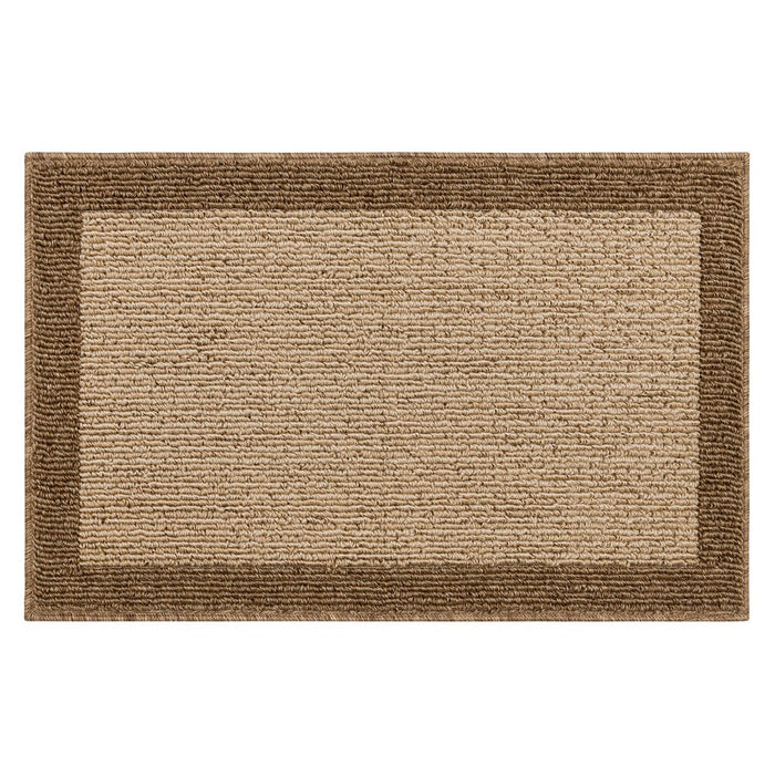1'8"x2'6" Madison Border Washable Accent Rug Tan - Threshold
