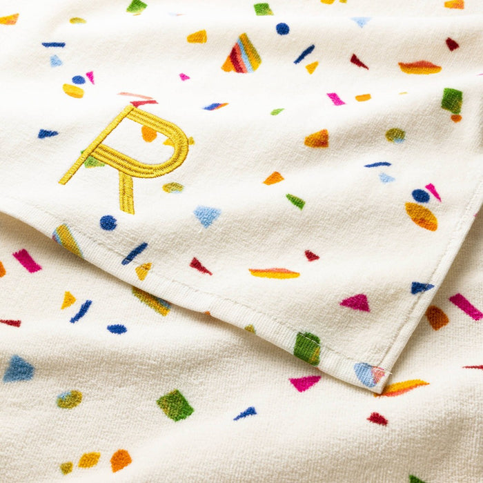 15"x25" Sheared Terry Monogram Hand Towel 'R' - Opalhouse