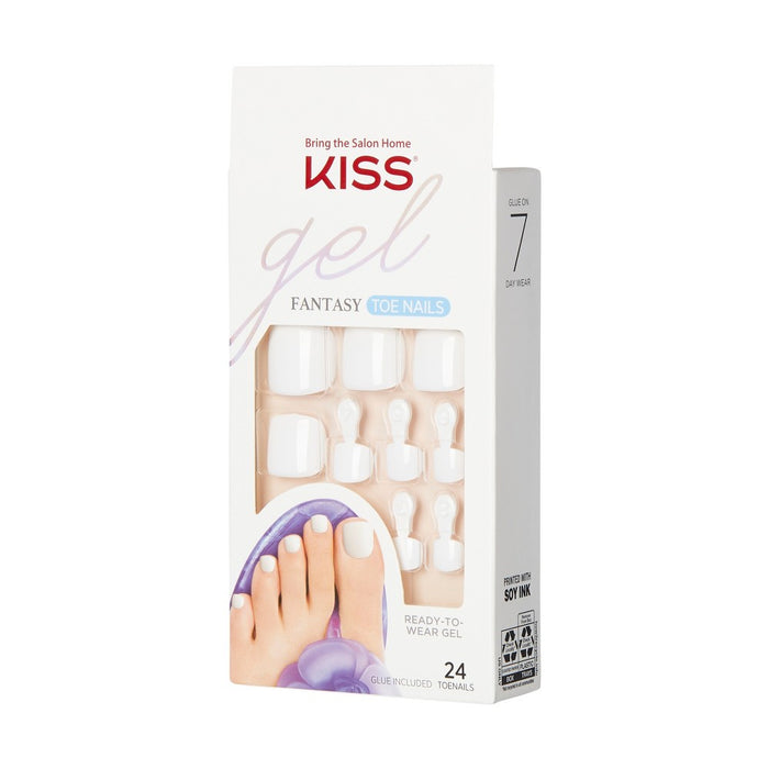 KISS Products Gel Fantasy Toe Fake Nails - This is Classic - 27ct