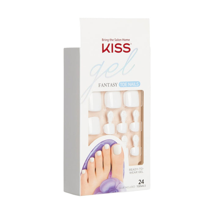 KISS Products Gel Fantasy Toe Fake Nails - This is Classic - 27ct
