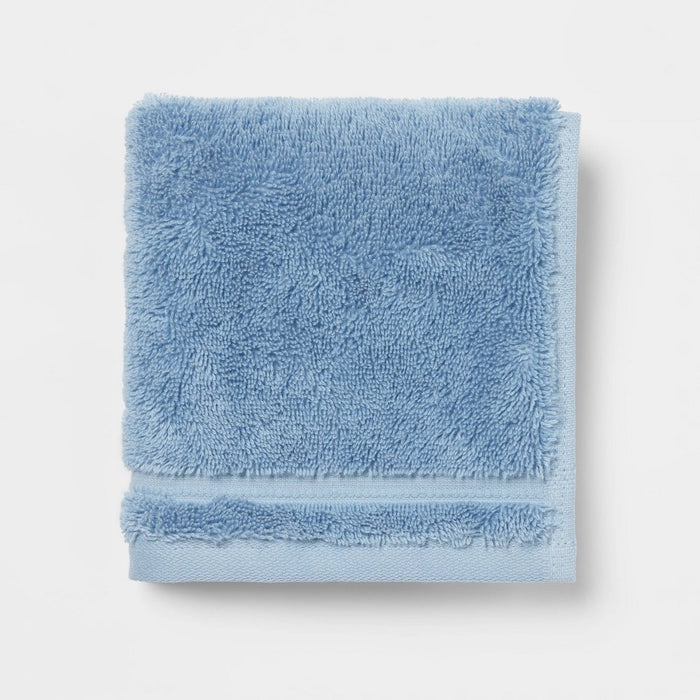 Total Fresh Antimicrobial Washcloth Blue - Threshold