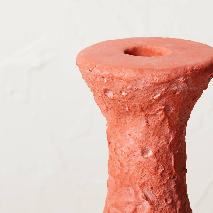 Short Clay Taper Candle Holder Red - Opalhouse designed with Jungalow